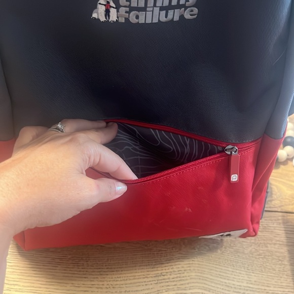 Projekt Karl Red/charcoal Backpack - Picture 4 of 7